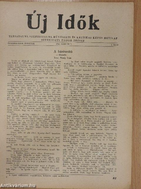 Új Idők 1948. február 7.