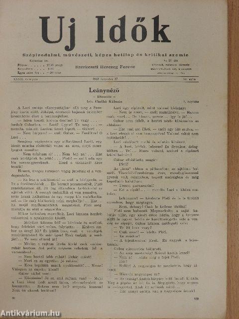 Uj Idők 1933. december 17.