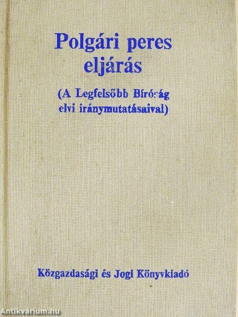 Polgári peres eljárás