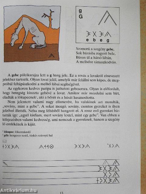 A rovásírás ábécéje