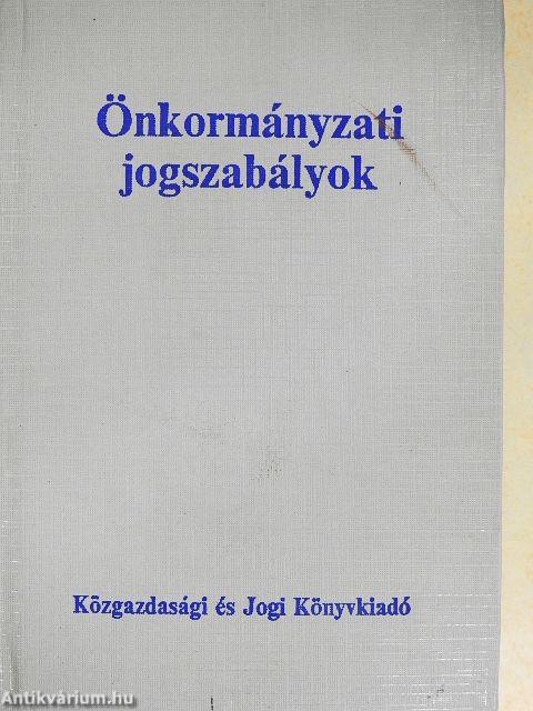 Önkormányzati jogszabályok