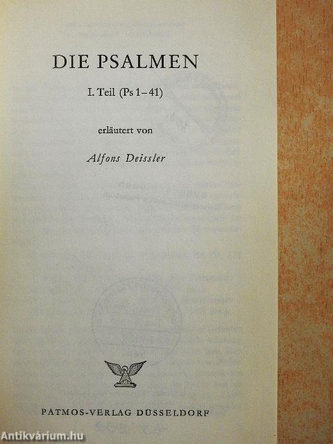 Die Psalmen I.