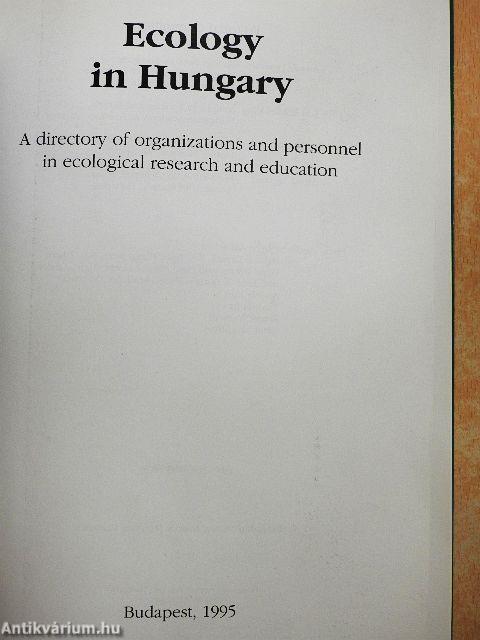 Ecology in Hungary
