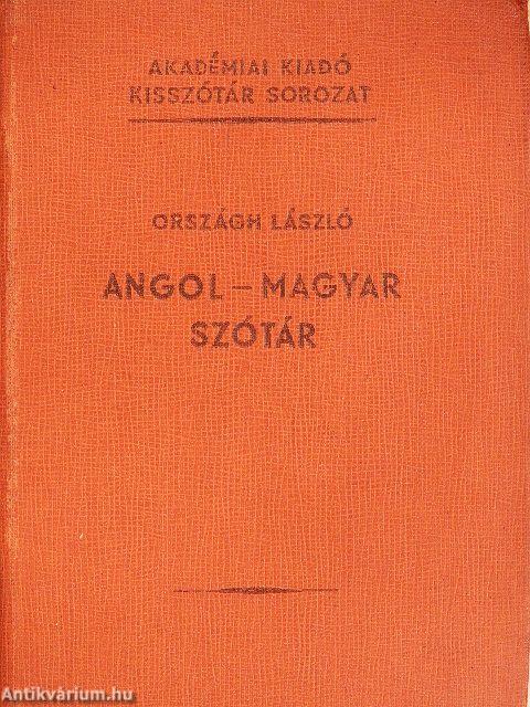 Angol-magyar szótár