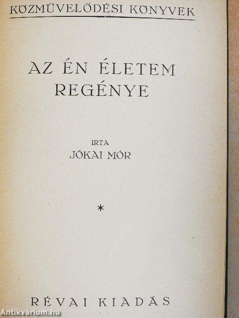 Az én életem regénye