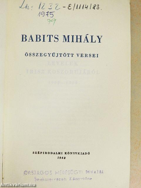 Babits Mihály összegyűjtött versei