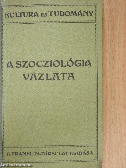 A szocziológia vázlata