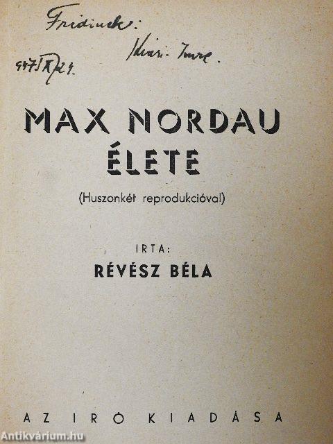 Max Nordau élete