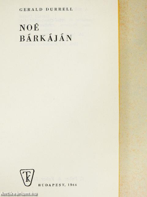Noé bárkáján