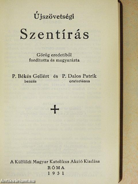 Újszövetségi Szentírás