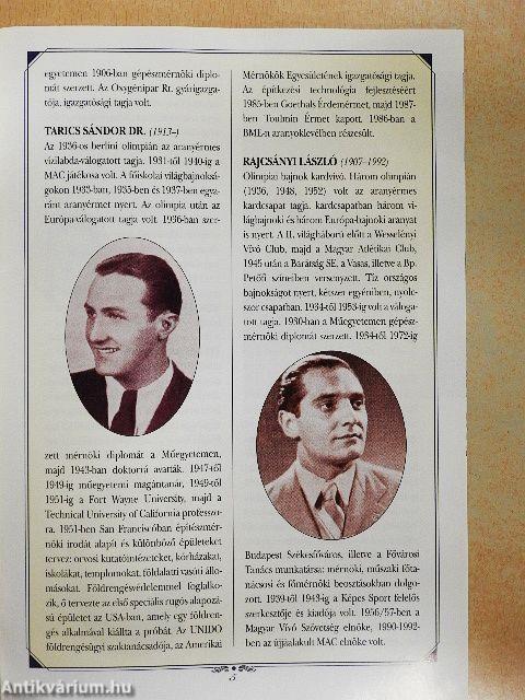 Műegyetemi olimpikonok