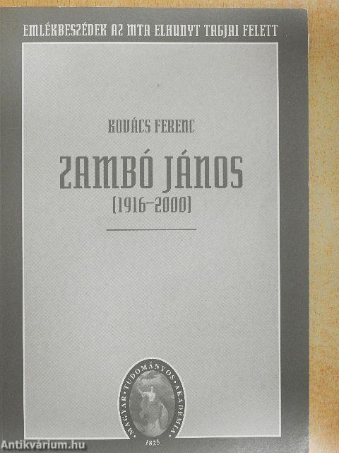 Zambó János 