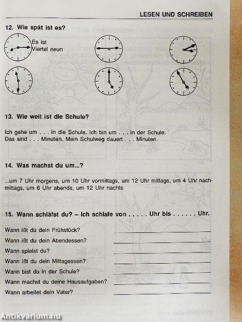 Schreiben, sprechen, lesen