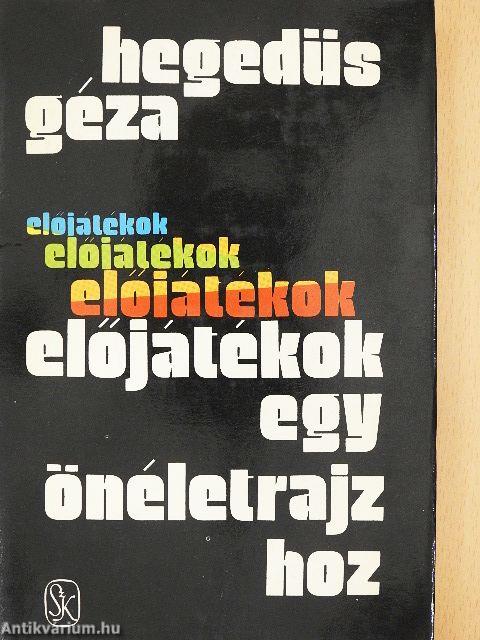 Előjátékok egy önéletrajzhoz