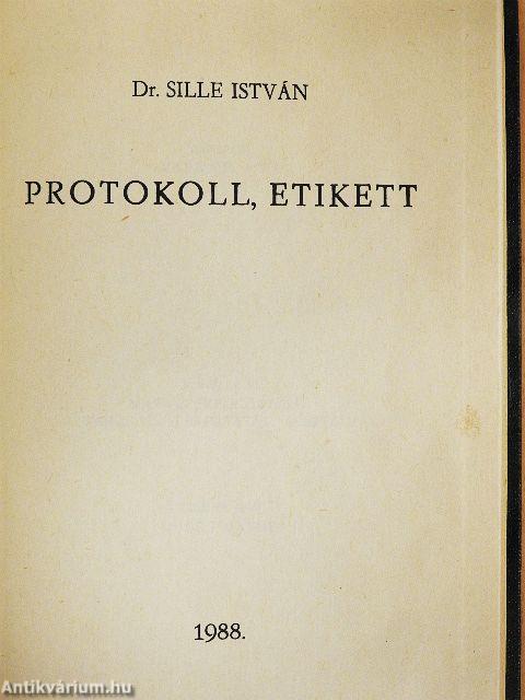 Protokoll, etikett