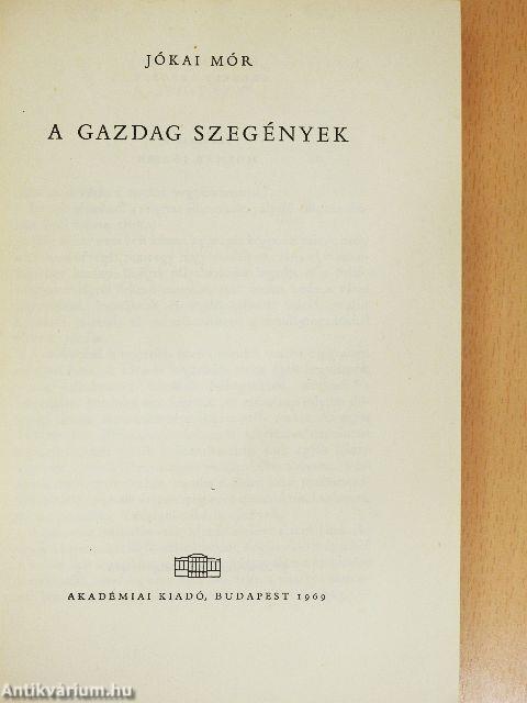 A gazdag szegények