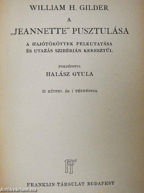 A "Jeannette" pusztulása