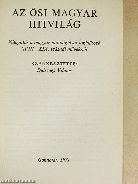 Az ősi magyar hitvilág