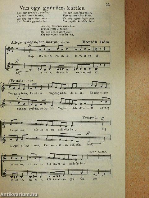 Bartók Béla kórusművei