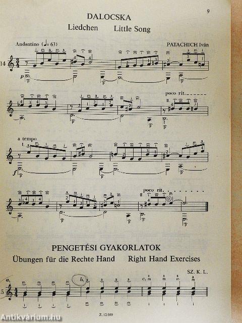 Gitárgyakorlatok II.