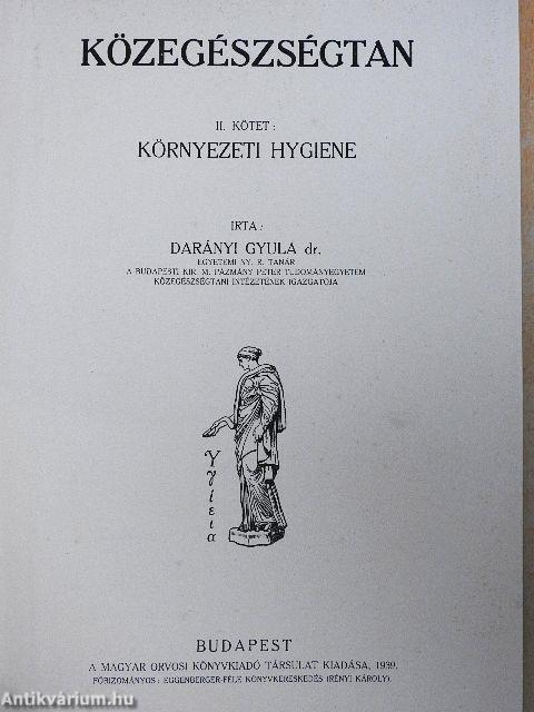 Közegészségtan II.