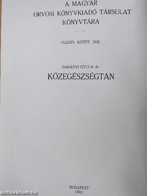 Közegészségtan IV.