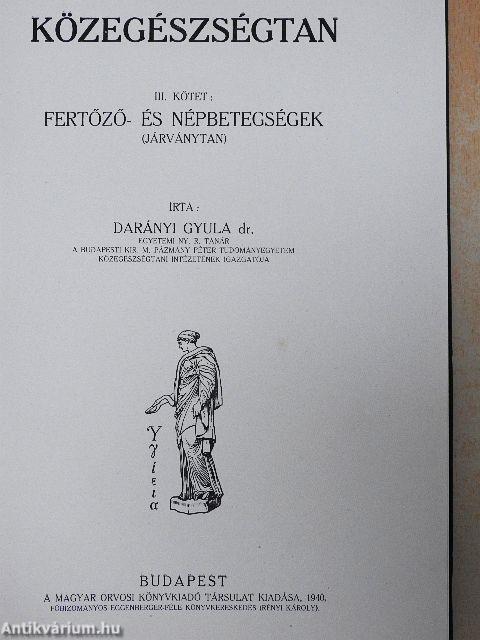 Közegészségtan III.