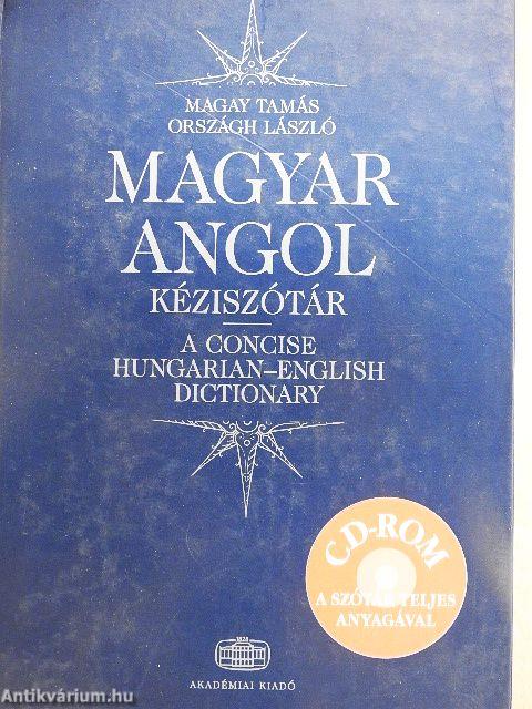 Magyar-angol kéziszótár