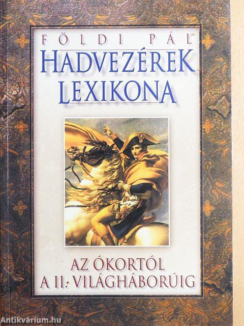Hadvezérek lexikona