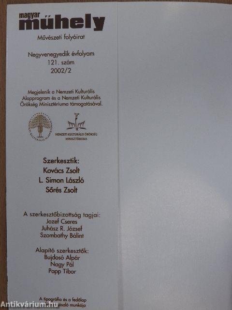 Magyar Műhely 2002/2.