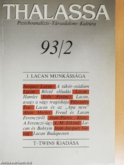 Thalassa 1993/2