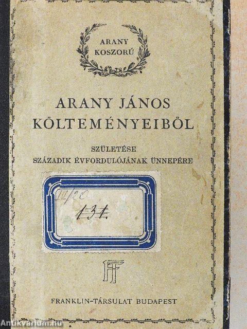 Arany János költeményeiből