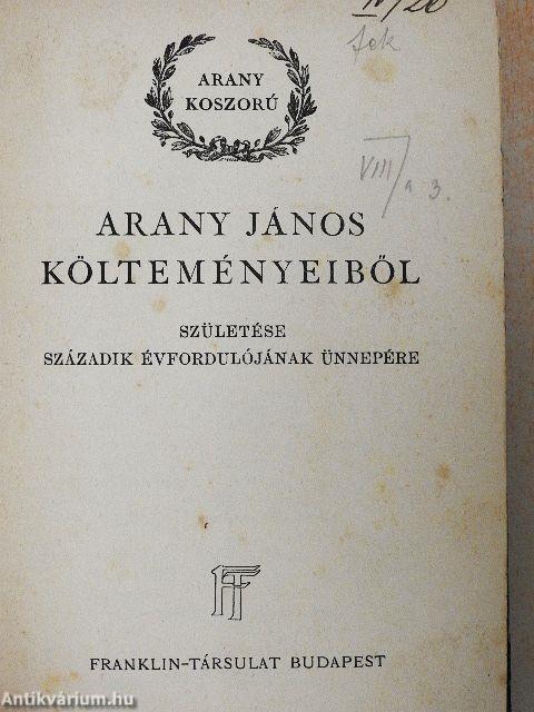 Arany János költeményeiből