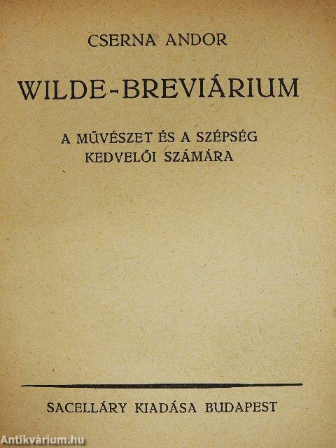 Wilde-breviárium