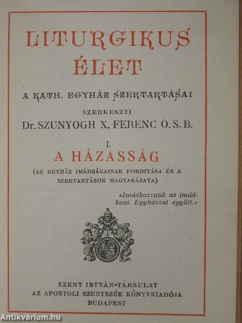 Liturgikus élet I.