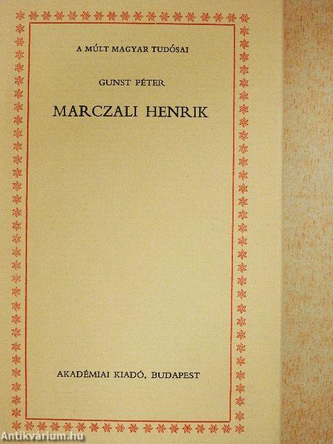 Marczali Henrik