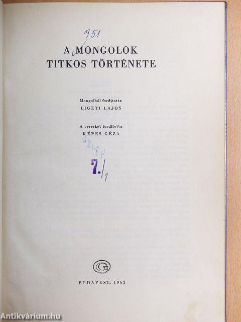 A mongolok titkos története