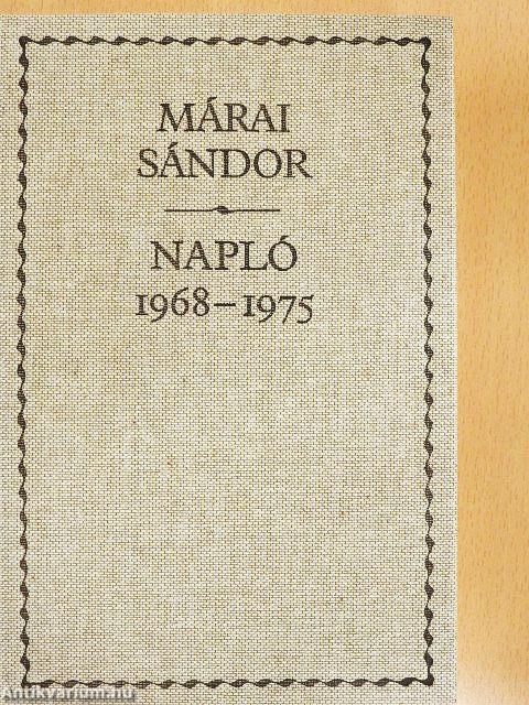Napló 1968-1975