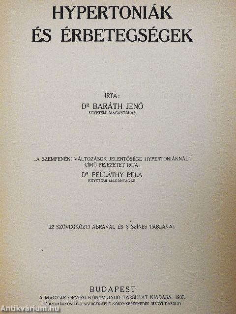 Hypertoniák és érbetegségek
