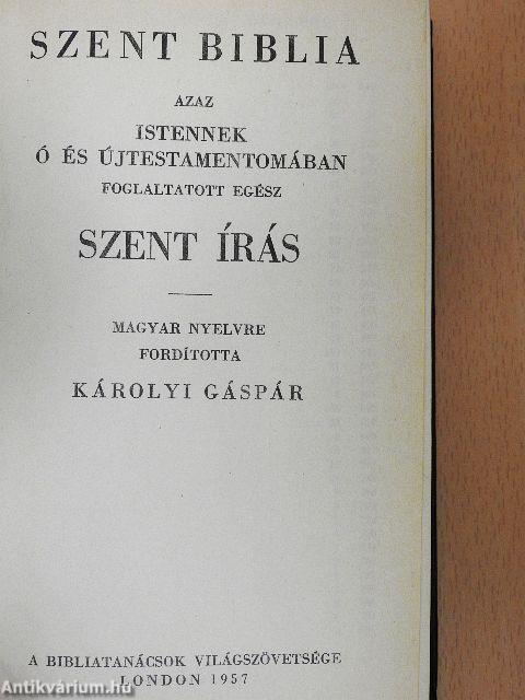 Szent Biblia
