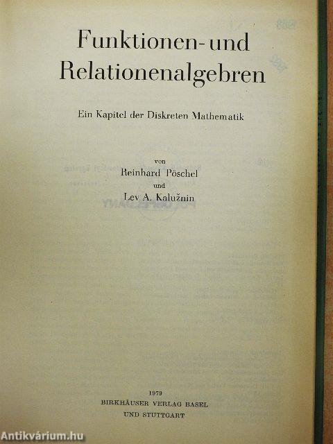Funktionen- und Relationenalgebren