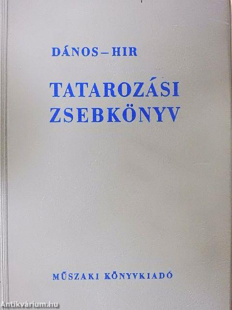 Tatarozási zsebkönyv