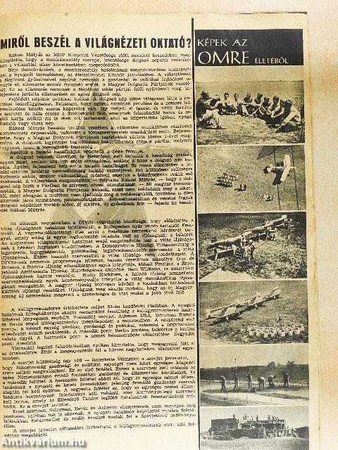 Magyar Repülés 1949. június 10.