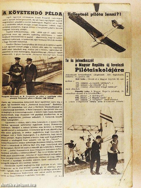 Magyar Repülés 1949. november 10.