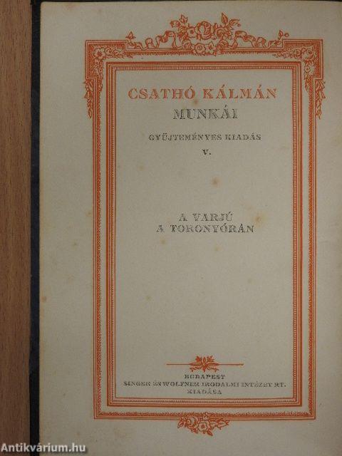 A varjú a toronyórán