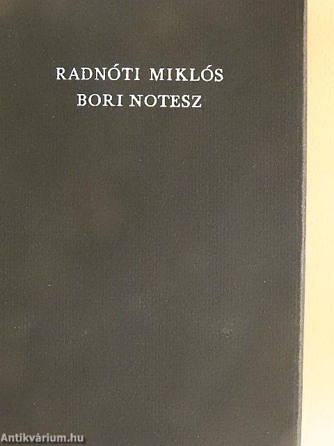Bori notesz/Bori notesz melléklet