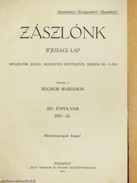 Zászlónk 1915. szeptember-1916. június