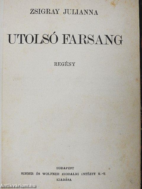 Utolsó farsang