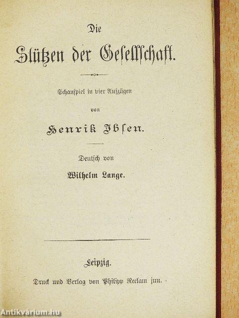 Die Stützen der Gesellschaft (gótbetűs)