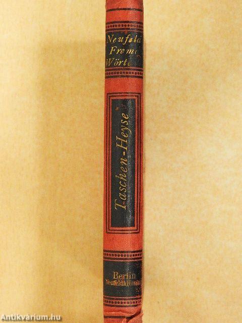 Der Taschen-Heyse (gótbetűs)